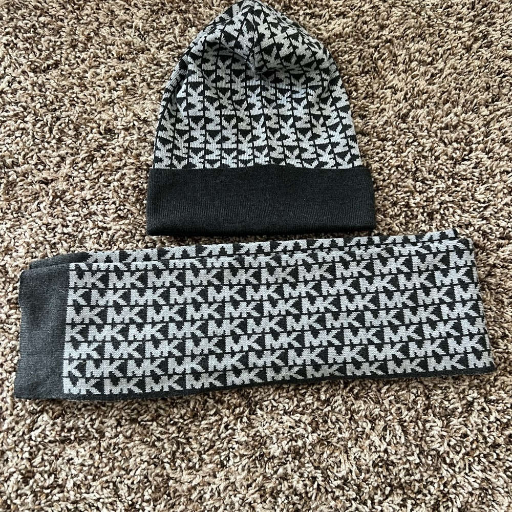 Michael Kors Hat and Scarf Set